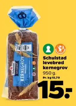 Netto Schulstad levebrød kernemørg tilbud