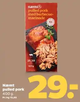 Netto Næmt pulled pork med barbecuemarinade tilbud