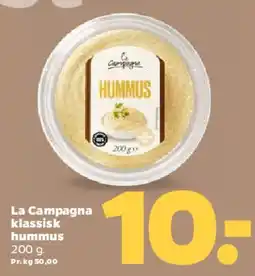 Netto La Campagna klassisk hummus tilbud