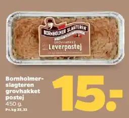 Netto Bornholmer Slagteren grovhakket leverpostej tilbud