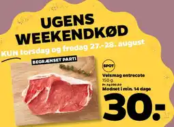 Netto Velsmag entrecote tilbud