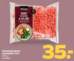 Netto Velsmag hakket oksekød 8-12% tilbud