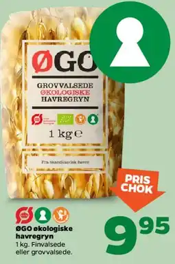 Netto ØGO økologiske havregryn tilbud