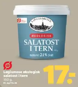 Netto Logismose økologisk salatost i tern tilbud