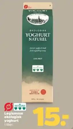 Netto Logismose økologisk yoghurt naturel tilbud