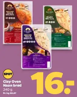 Netto Clay Oven Naan brød tilbud