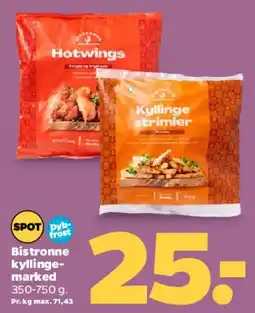 Netto Hotwings / Kyllingestrimler tilbud
