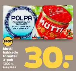 Netto Mutti hakkede tomater tilbud