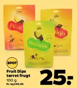 Netto Fruit Dips tørret frugt tilbud