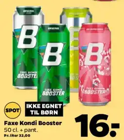 Netto Faxe Kondi Booster tilbud