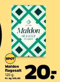 Netto Maldon flagesalt tilbud