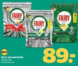 Netto Fairy opvasketabs tilbud