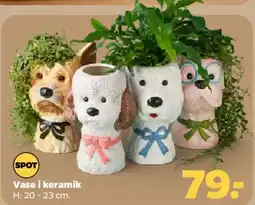 Netto Vase i keramik tilbud