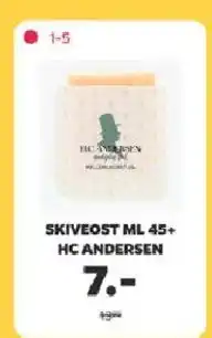 Netto Skiveost 45+ - H.C. Andersen tilbud