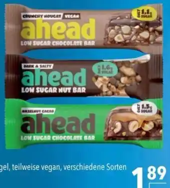 Ahead low sugar chocolate bar