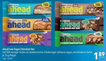 Ahead Low Sugar Chocolate Bar