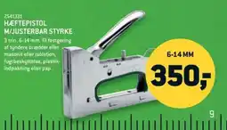 XL-BYG Hæftepistol m/justerbar styrke tilbud