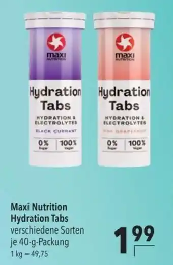 Maxi Nutrition Hydration Tabs