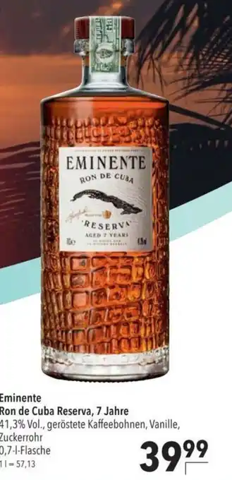 Eminente Ron de Cuba Reserva