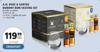 A.H. Riise & Santos Dumont Rum Tasting Set