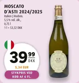 Scandinavian Park Moscato D'asti tilbud