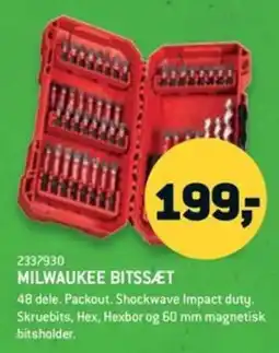 XL-BYG Milwaukee bitssæt tilbud