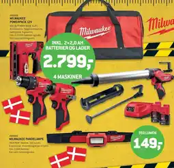 XL-BYG Milwaukee Powerpack 12V tilbud