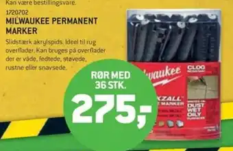 Milwaukee permanent marker