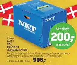 XL-BYG Nkt Deck Pro Terrasseskruer tilbud