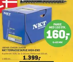 XL-BYG Nkt terrasseskruer high-end tilbud
