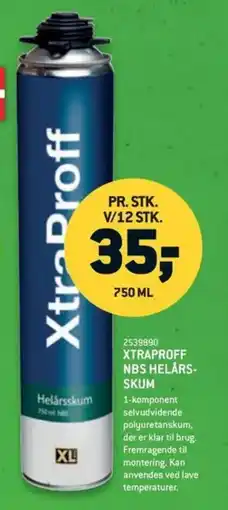 XL-BYG XtraProff nbs helårsskum tilbud