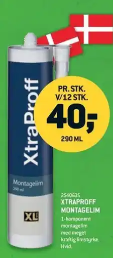 XL-BYG XtraProff montagelim tilbud
