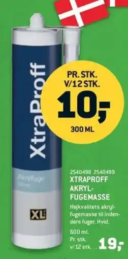 XL-BYG XtraProff akrylfugemasse tilbud