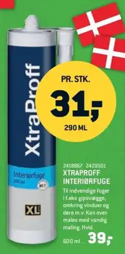 XL-BYG XtraProff interiørfuge tilbud