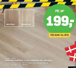 XL-BYG Timberman Montreal Eller Edmonton Oak Vinylgulv tilbud