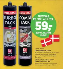 XL-BYG Dana Turbo-Tack 291 Dana Combi Tack 547 tilbud