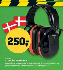 XL-BYG Ox-on bt1 hørevern tilbud
