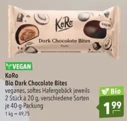 Citti KoRo Bio Dark Chocolate Bites tilbud