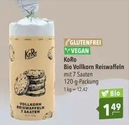 Citti KoRo Bio Vollkorn Reiswaffeln 7 Saaten tilbud