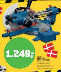 XL-BYG Bosch kap-/geringssav 230v tilbud