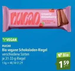 Citti nucao bio vegane schokoladen-riegel tilbud