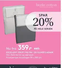 SENG EXCELLENT JERSEY FACON- OG KUVERTLAGNER tilbud