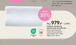 SENG TEMPUR ERGOPLUS SMARTCOOL HOVEDPUDE tilbud