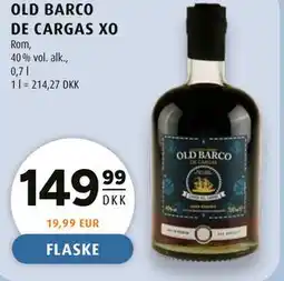 Scandinavian Park OLD BARCO DE CARGAS XO tilbud