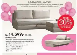 SENG ASKØ SOVESOFA tilbud
