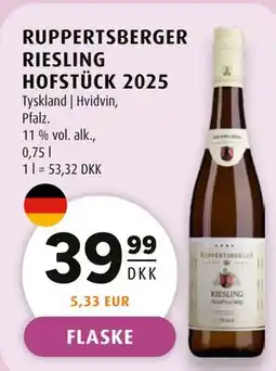 Scandinavian Park RUPPERTSBERGER RIESLING HOFSTÜCK 2025 tilbud