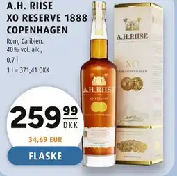 Scandinavian Park A.H. RIISE XO RESERVE 1888 COPENHAGEN tilbud