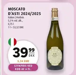 Scandinavian Park MOSCATO D’ASTI 2024/2025 tilbud