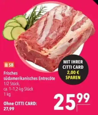 SB Frisches südamerikanisches Entrecôte