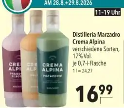 Citti Distilleria Marzadro Crema Alpina tilbud